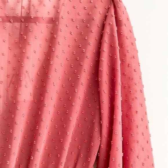 ZARA Swiss Dot Wrap Dress - Picture 12 of 12